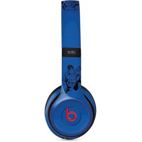 Skinit ملصق صوتي متوافق مع Beats Solo 3 Wireless - مرخص رسميًا من DC Comics Superman Super Speed ​​Flying Over City Design in Kuwait