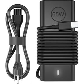 65W USB C Laptop Charger Compatible with Latitude 5000 5540 5530 5520 5550 5420 5430 5440 5450 5350 7450 7440 7430 7420 7340 3450 3340 9365 9440 2in1 XPS 13 Type C AC Adapter Power Cord in Saudi Arabia