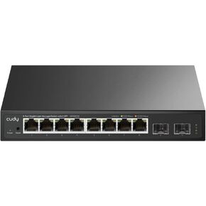 Cudy GS108ES2 8 Port Gigabit Light-Managed Switch with 2 SFP, Web Managed, SNMP, VLAN, QoS, IGMP Snooping, Desktop/Wall Mount in Kuwait