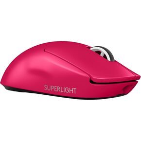 ماوس الألعاب اللاسلكي Logitech G PRO X Superlight 2 SE، ماوس 60 جم ​​مع 5 أزرار قابلة للبرمجة، مستشعر 44K DPI، 888+ IPS، معدل تقرير 1 كيلو هرتز، شحن USB-C للكمبيوتر/Mac - وردي in Kuwait