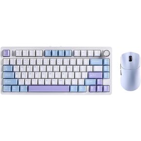 لوحة مفاتيح ميكانيكية N75 V2 + ماوس ألعاب Zero 1 Pro in Kuwait