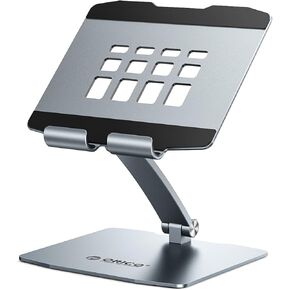 حامل تابلت من ORICO لجهاز iPad حتى 12.9 بوصة، حامل تابلت قابل للتعديل للمكتب، سبائك الألومنيوم، متوافق مع iPad Pro/Air/Mini، Kindle، Galaxy Tab، Fire، iPhone 17، Switch - FB1، رمادي in Kuwait