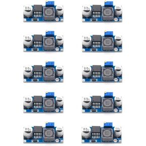 10 عبوات LM2596 DC-DC وحدة تحويل الطاقة، منظم جهد قابل للتعديل، مدخل 4.0-40 فولت إلى محول باك الإخراج 1.25-37 فولت مع شاشة عرض الفولتميتر LED in Kuwait