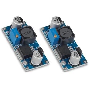 10 عبوات LM2596 DC-DC وحدة تحويل الطاقة، منظم جهد قابل للتعديل، مدخل 4.0-40 فولت إلى محول باك الإخراج 1.25-37 فولت مع شاشة عرض الفولتميتر LED in Kuwait