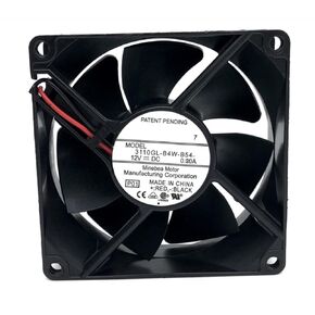 3110GL-B4W-B54 12VDC 0.30A 80X80X25MM مروحة تبريد بسلكين 8025 مم in Kuwait