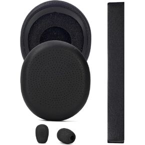H800 Upgrade Ear Pads and Headband Pad Cushions Microphone Foam Replacement defean Cushions Compatible with Logitech H800 Wireless Headphones, High-Density Foam Ear Pads Cushions in Kuwait