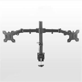 Monitor Mount 10-27 Inch Dual Monitor Mount Arm 15.7 Inch Height Adjustable Monitor Desk Mount Adjustable Vesa Mount Desk Stand with Clamp and Nozzle Base Monitor Desk Mount in Kuwait