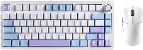 لوحة مفاتيح ميكانيكية N75 V2 + ماوس ألعاب Zero 1 Pro in Kuwait