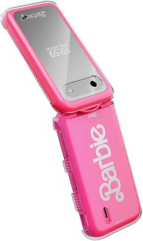 جراب Nakedcellphone الشفاف لهاتف HMD Barbie (إصدار الولايات المتحدة الأمريكية فقط)، غطاء نحيف شفاف بقشرة صلبة (حماية الشاشة، قبضة مزخرفة) in Kuwait