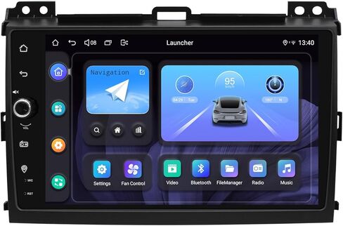 ستيريو سيارة JOYING لسيارة Toyota Land Cruiser Prado120 وLexus GX470 2004-2009، شاشة لمس راديو السيارة 9 بوصة مع Carplay & Android auto، مقبض مستوى الصوت، 4 جيجابايت + 64 جيجابايت (JY-TT158N4) in Kuwait