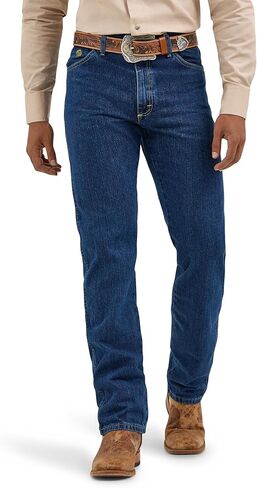 بنطلون جينز رجالي ماركة Wrangler George Strait Cowboy Cut الأصلي, أزرق, One Size in Saudi Arabia