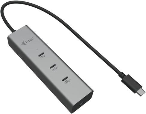 i-tec USB-C شحن محور معدني 5 منافذ مع USB-C فيديو 8K وتوصيل الطاقة 85 واط in Kuwait