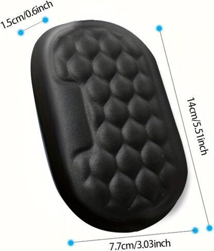 Ergonomic Wrist Rest Pad, Non-Slip Comfortable Memory Foam Cushion for Keyboard and Mouse, Carpal Tunnel Support for Office and Gaming in Kuwait