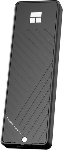 غطاء Thermalright HR-EB101 AC مصنوع من الألومنيوم باللون الأسود مزود بتبريد نشط وغطاء بروتوكول NVMe. USB 3.2 Gen 2، نقل عالي السرعة بسرعة 10 جيجابت في الثانية، لأجهزة الكمبيوتر والهواتف والأجهزة اللوحية وما إلى ذلك. نقل ثابت. أسود in Kuwait