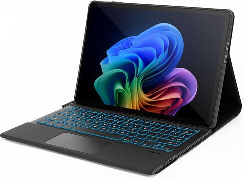 SaharaCase - حافظة لوحة مفاتيح من سلسلة Navigate مع لوحة تتبع لجهاز Microsoft Surface Pro مقاس 12 بوصة، أسود، (TB00483) in Kuwait