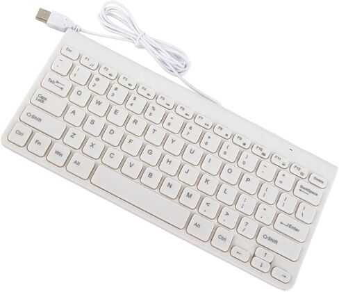 Goshyda USB Wired Keyboard Mouse Mini Set Plug and Play for Computer Office Work and Entertainment Life (Black) in Kuwait