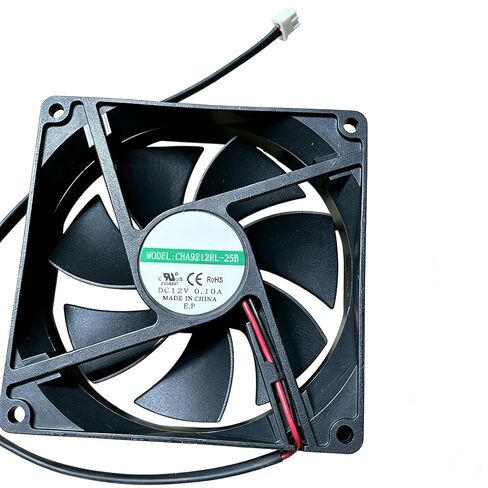 CHA9212RL-25B 92x92x25mm DC12V 1.2W 0.10A 9225 92mm 2-Wire Silent Cooling Fan in Kuwait