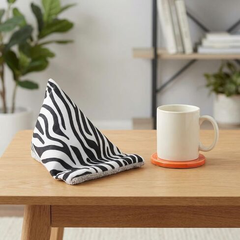POPETPOP Tablet Pillow Stand for Phones and Tablets Soft Fabric Mobile Holder with Angles for Relaxation and Lounging for Readers and Tech Lovers in Kuwait