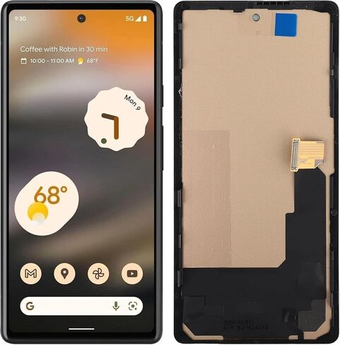 TFT for Google Pixel 6A Screen Replacement for Google Pixel 6A LCD Display for Google Pixel 6A GX7AS GB62Z G1AZG Digitizer Touch Screen Assembly Repair Kits (Black,Without Frame) in Kuwait