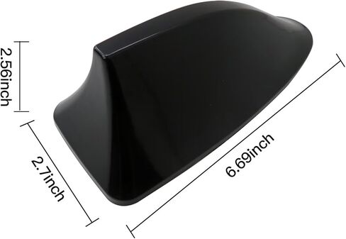 Specialized Ebony Shark Fin Roof Antenna Cover for Hyundai Sonata Limited Sedan 4-Door 2.4L 2015-2019 - Black in Kuwait