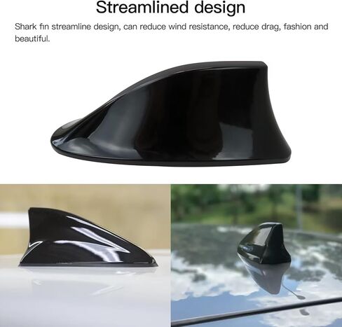Specialized Ebony Shark Fin Roof Antenna Cover for Hyundai Sonata Limited Sedan 4-Door 2.4L 2015-2019 - Black in Kuwait