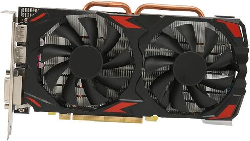 بطاقة رسومات RX 580 سعة 8 جيجابايت GDDR5 256 بت، تدعم مراوح التبريد PCI Express 3.0 فتحة بطاقة رسومات الألعاب، التحكم النشط في المروحة وإيقاف مروحة التجميد للمكتب المنزلي in Kuwait