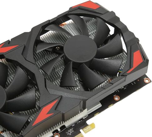 بطاقة رسومات RX 580 سعة 8 جيجابايت GDDR5 256 بت، تدعم مراوح التبريد PCI Express 3.0 فتحة بطاقة رسومات الألعاب، التحكم النشط في المروحة وإيقاف مروحة التجميد للمكتب المنزلي in Kuwait