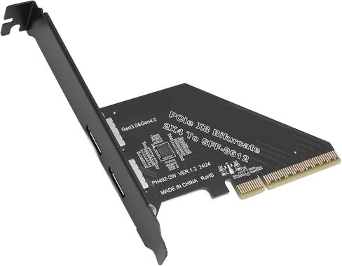 بطاقة محول GOWENIC PCIe 4.0 X8 إلى Oculink عالية السرعة لوحدة معالجة الرسومات NVMe SSD - نقل سريع للبيانات لعشاق الألعاب in Kuwait