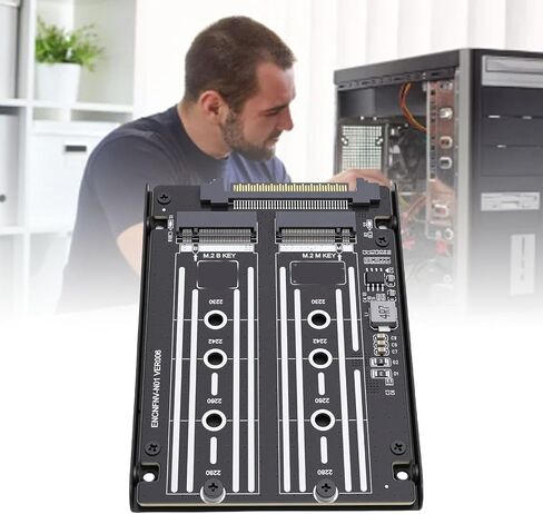 بطاقة محول VBESTLIFE M.2 NVME إلى U.2، SFF-8639 6 جيجابت في الثانية قرص صلب عالي السرعة PCI E 4.0 يدعم بطاقة محول Wins 8 10 11 لنظام Linux in Kuwait