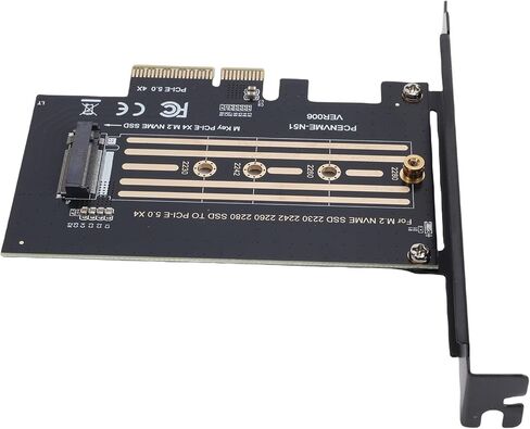 بطاقة محول PCIe 4X إلى M.2 PCIe X4 إلى M.2 NVMe بطاقة توسيع بسرعة 128 جيجابت في الثانية لـ 2280 2260 2242 2230 SSD in Kuwait