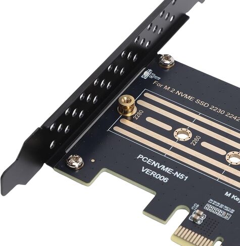 بطاقة محول PCIe 4X إلى M.2 PCIe X4 إلى M.2 NVMe بطاقة توسيع بسرعة 128 جيجابت في الثانية لـ 2280 2260 2242 2230 SSD in Kuwait