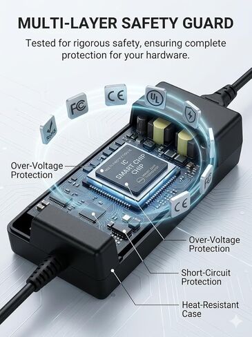 محول تيار متردد 130 وات 90 وات لجهاز Dell Optiplex Micro 3020 7040 9020 3040 3050 5050 7050 3060 5060 7060 3070 7070 3080 3090 7080 7090 سلك إمداد الطاقة المكتبي (4.5 مم * 3.0 مم، استبدال HA130PM130 DA130PM130) in Kuwait
