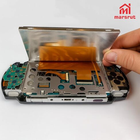 استبدال الشاشة لجهاز PSP1000، شاشة LCD لجهاز Sony PSP 1000 1001 1002 1003 1004 جزء إصلاح إصلاح الجزء الخلفي لوحدة التحكم مع أدوات مجانية مجموعة رقمية تعمل باللمس، أسود in Kuwait