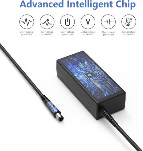 65W 7.4mm AC Adapter Compatible with Dell Latitude 3140 7480 5410 7290 3140 e6430 e6440 e6410 e6420 e6530 e5470 e6540 e7440 Power Supply in Kuwait