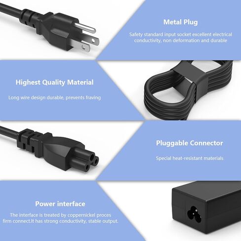 65W 7.4mm AC Adapter Compatible with Dell Latitude 3140 7480 5410 7290 3140 e6430 e6440 e6410 e6420 e6530 e5470 e6540 e7440 Power Supply in Kuwait