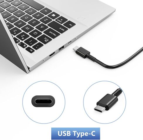 شاحن كمبيوتر محمول USB من النوع C بقدرة 65 وات متوافق مع HP EliteBook x360 1040 630 745 835 840 G9 845 860 G10، Elite x2 1012 G2 G4 G8، ProBook 440 450 455 460، Envy x360 17 Spectre، L65505-002 محول تيار متردد in Kuwait