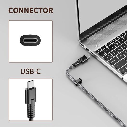140W 28V 5A USB C AC Laptop Charger Compatible with HP Spectre x360 2-in-1 16-aa0097nr Omen Transcend 14 14-fb0013dx 14-fb0097nr TPN-LA29 N22282-001 TPN-DA29 PA-1141-08HT Power Supply Adapter in Kuwait