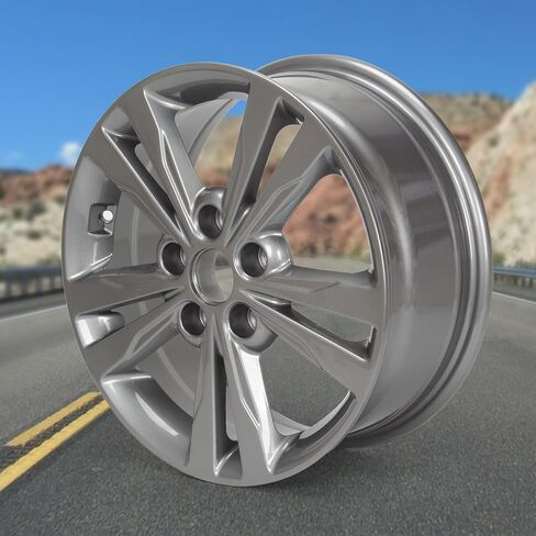 حافات السيارات 18 بوصة ، 18 "× 8" حافة عجلة الألومنيوم ، 45 إزاحة ، نمط الترباس 5x112 ، استبدال العجلة الأسود 95093 ، لتويوتا كامري 2021 2022 2023 in Saudi Arabia