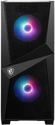 كمبيوتر مكتبي للألعاب MSI Codex Z2 C8NVL-475US، AMD Ryzen 7 8700F 4.1 جيجا هرتز، 32 جيجا رام، 1 تيرابايت SSD، NVIDIA GeForce RTX 5060 8 جيجا، ويندوز 11 هوم، أسود in Kuwait