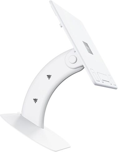 HOMSFOU Anti-Slip Portable Laptop Riser Stand with Cooling Vent for Study and Reading, Foldable White Multipurpose Notebook Holder for Desk Use in Kuwait