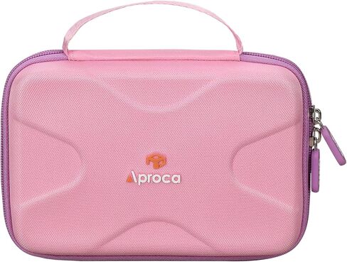 حافظة Aproca متوافقة مع سماعات الرأس بلوتوث Riwbox CF9 Cat Ear Kids، حقيبة تخزين صلبة للملحقات - وردي (الجراب فقط) in Kuwait