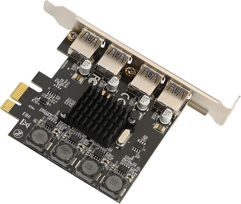 بطاقة توسيع Zunate PCIe إلى USB 3.0، وحدة تحكم محور 4 منافذ USB 3.0 مع سرعة عالية 5 جيجابت في الثانية، ذاتية التشغيل، لا حاجة إلى طاقة خارجية، متوافقة مع 11/10/8/7/ &، قابس in Kuwait
