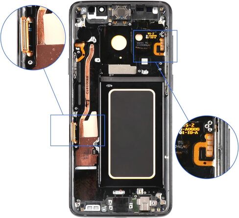 TFT LCD لهاتف Samsung Galaxy S9 استبدال الشاشة لـ G960 G960U G960W G960 SM-G960F SM-G960/DS SM-G960F/DS 5.8 بوصة شاشة LCD تعمل باللمس مجموعة محول الأرقام مع إطار in Kuwait