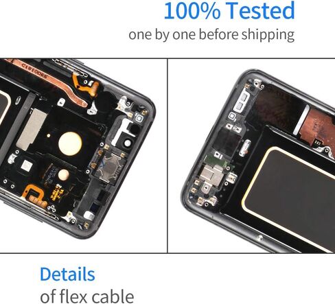 TFT LCD لهاتف Samsung Galaxy S9 استبدال الشاشة لـ G960 G960U G960W G960 SM-G960F SM-G960/DS SM-G960F/DS 5.8 بوصة شاشة LCD تعمل باللمس مجموعة محول الأرقام مع إطار in Kuwait