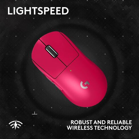 Logitech G PRO X Superlight 2 SE Wireless Gaming Mouse, 60 g pro-Grade Mouse with 5 programmable Buttons, 44K DPI Sensor, 888+ IPS, 1 kHz Report Rate, USB-C Charging for PC/Mac - Pink in Kuwait