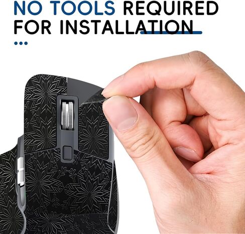 ZORBES® متوافق مع MX Master 3/3s، 6 قطع من مقابض ماوس الألعاب، شريط قبضة ماوس ذاتي اللصق مقطوع مسبقًا ومقاوم للعرق، وسادات ماوس منقوشة أنيقة in Kuwait
