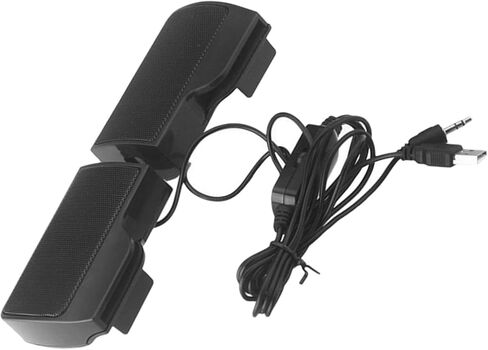 مكبر صوت للكمبيوتر بمشبك USB لأجهزة الكمبيوتر المحمول المكتبية، وصندوق مكبر صوت يعمل بمنفذ USB مع مشبك شاشة، وملحقات صوتية للمكتب والمنزل in Kuwait