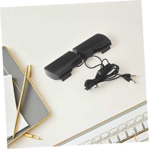 مكبر صوت للكمبيوتر بمشبك USB لأجهزة الكمبيوتر المحمول المكتبية، وصندوق مكبر صوت يعمل بمنفذ USB مع مشبك شاشة، وملحقات صوتية للمكتب والمنزل in Kuwait