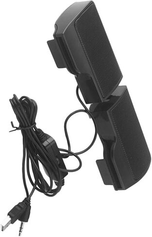 مكبر صوت للكمبيوتر بمشبك USB لأجهزة الكمبيوتر المحمول المكتبية، وصندوق مكبر صوت يعمل بمنفذ USB مع مشبك شاشة، وملحقات صوتية للمكتب والمنزل in Kuwait