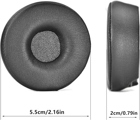 2Pcs Headphones Pads Cover Earpads Cushions Replacement for Jabra Engage 55/65/75 Headphone in Kuwait